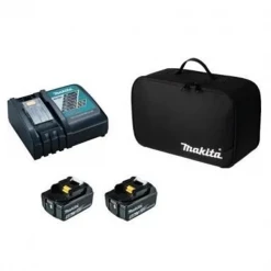Kit De Démarrage : Batterie + Chargeur Pack 2 Batteries BL1850B Avec Chargeur DC18RC Et Sacoche Makita -Électroportatif et pneumatique Soldes 1 6