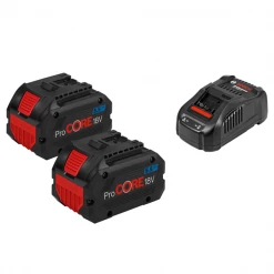 Kit De Démarrage : Batterie + Chargeur 2 Batteries Bosch ProCORE 18V 5.5 Ah Avec Chargeur GAL 1880 CV -Électroportatif et pneumatique Soldes 14c3