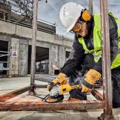 Meuleuse D'angle ø 125 Mm Meuleuse Filaire Dewalt DWE4357-QS 1700 W Diamètre Disque 125 Mm -Électroportatif et pneumatique Soldes 1700