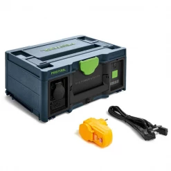 Kit De Démarrage : Batterie + Chargeur Station D'énergie Festool SYS-PowerStation SYS-PST 1500 Li HP