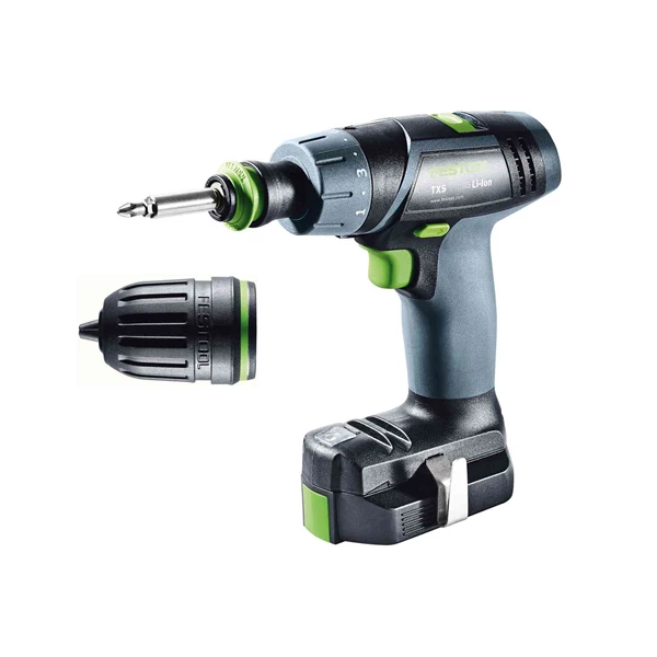 Perceuse-visseuse Sans Fil TXS Li 2,6-Plus 10.8 V 2.6 Ah Festool 576101 2 Perceuse-visseuse Sans Fil TXS Li 2,6-Plus 10.8 V 2.6 Ah Festool 576101 – Image 2