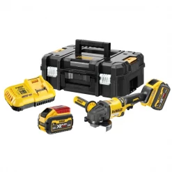 Meuleuse D'angle ø 125 Mm Meuleuse Dewalt Ø125mm DCG418X2-QW XR Flexvolt 2 Batteries 54V 3AH Li-Ion En Coffret -Électroportatif et pneumatique Soldes 3 21