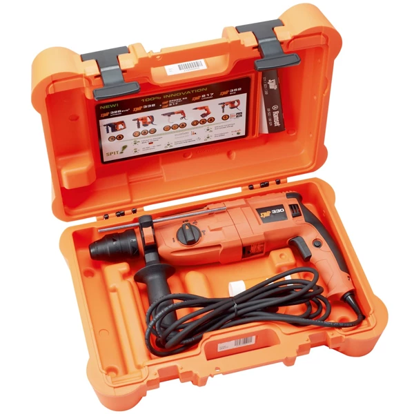 SPIT Paslode Perforateur Sds + Filaire Perforateur Piqueur Filaire Spit 330 Emmanchement SDS Plus 850 W 3,2 J 4 SPIT Paslode Perforateur Sds + Filaire Perforateur Piqueur Filaire Spit 330 Emmanchement SDS Plus 850 W 3,2 J – Image 4