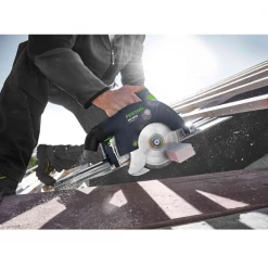 Scie Circulaire Sans Fil - Festool HKC 55 Li EB Basic - Avec Rail FSK 420 - Machine Nue -Électroportatif et pneumatique Soldes 4 2