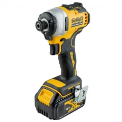 Ensemble De Machines électroportatives Ensemble Perceuse-visseuse à Percussion DCD709 + Visseuse à Choc DCF809 Dewalt Avec 2 Batteries 18V 4Ah Et Chargeur -Électroportatif et pneumatique Soldes 4 6