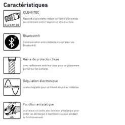 Aspirateur Eau Et Poussières Aspirateur Festool CTL MIDI I Cleantec Avec Bluetooth Intégré 574832 -Électroportatif et pneumatique Soldes 574832 3
