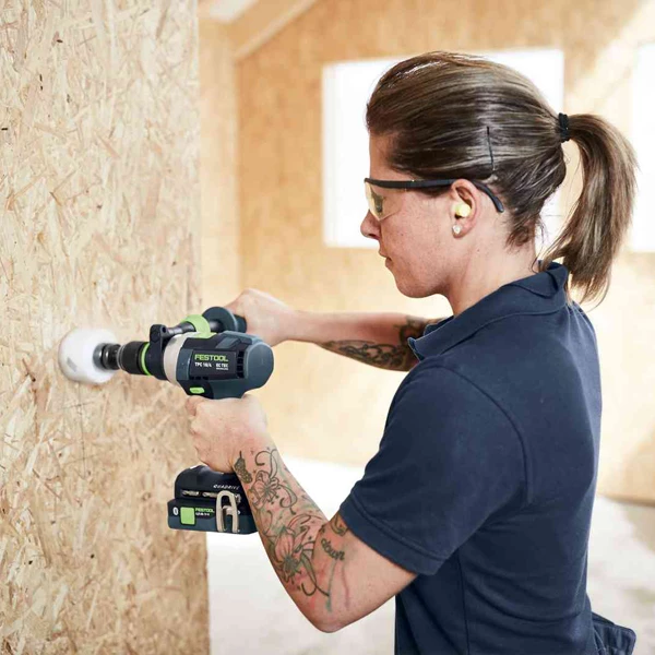 Visseuse Perceuse à Percussion Sans Fil Perceuse-visseuse à Percussion Festool QUADRIVE TPC 18/4 I-Basic S/Batterie Ni Chargeur 2 Visseuse Perceuse à Percussion Sans Fil Perceuse-visseuse à Percussion Festool QUADRIVE TPC 18/4 I-Basic S/Batterie Ni Chargeur – Image 2