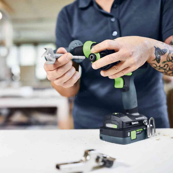 Visseuse Perceuse à Percussion Sans Fil Perceuse-visseuse à Percussion Festool QUADRIVE TPC 18/4 5,2/4,0 I-Plus 2 Batteries 4 Et 5,2Ah 5 Visseuse Perceuse à Percussion Sans Fil Perceuse-visseuse à Percussion Festool QUADRIVE TPC 18/4 5,2/4,0 I-Plus 2 Batteries 4 Et 5,2Ah – Image 5