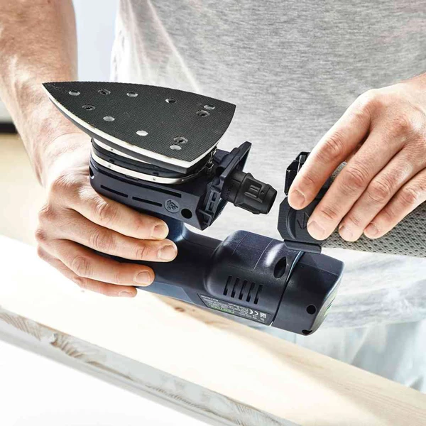 Ponceuse Vibrante Ponceuse Sans Fil Delta Festool DTSC 400 Li 2 Batteries 3,1Ah Chargeur Et Adaptateur Secteur 5 Ponceuse Vibrante Ponceuse Sans Fil Delta Festool DTSC 400 Li 2 Batteries 3,1Ah Chargeur Et Adaptateur Secteur – Image 5