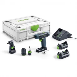 Visseuse Sans Fil Perceuse-visseuse Festool TXS 2,6-Set 2 Batteries 2,6 Ah Et Chargeur MXC -Électroportatif et pneumatique Soldes 576102