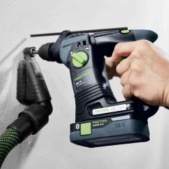 Perforateur Sds + Sans Fil Perforateur Festool BHC 18 HPC 4,0 I-Plus SDS+ 2 Batteries 4,0Ah Et Chargeur -Électroportatif et pneumatique Soldes 576513 3