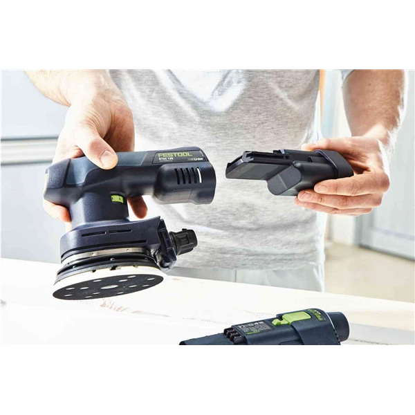 Ponceuse Excentrique Hybride - ETSC 125-Basic Festool - 125 Mm - Sans Batterie Ni Chargeur 3 Ponceuse Excentrique Hybride - ETSC 125-Basic Festool - 125 Mm - Sans Batterie Ni Chargeur – Image 3