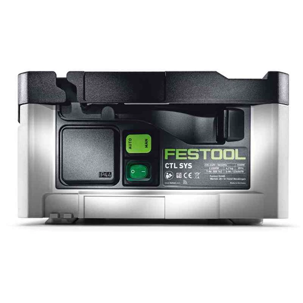 Aspirateur à Poussières Aspirateur Festool CTL SYS Format Systainer 3.5 L Poussières Classe L 2 Aspirateur à Poussières Aspirateur Festool CTL SYS Format Systainer 3.5 L Poussières Classe L – Image 2