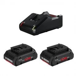 Kit De Démarrage : Batterie + Chargeur 2 Batteries Bosch ProCORE 18V 4 Ah Avec Chargeur Rapide GAL 18V-40 6 Kit De Démarrage : Batterie + Chargeur 2 Batteries Bosch ProCORE 18V 4 Ah Avec Chargeur Rapide GAL 18V-40 -Électroportatif et pneumatique Soldes ba4