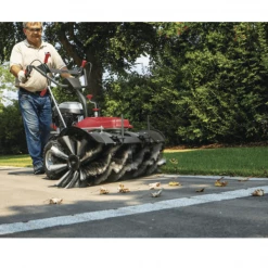 Balayeuse Mécanique Balayeuse Scheppach SC2200PE Avec Bac De Récupération Et Lame à Neige -Électroportatif et pneumatique Soldes balay