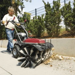 Balayeuse Mécanique Balayeuse Scheppach SC2200PE Avec Bac De Récupération Et Lame à Neige -Électroportatif et pneumatique Soldes balay2