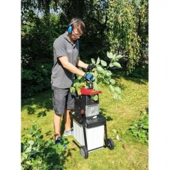 Souffleur Broyeur Broyeur De Jardin électrique Scheppach GS60 2800 W 230 V Bac 60 L -Électroportatif et pneumatique Soldes broyeur