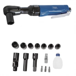 Clé à Chocs Pneumatiques Clé à Cliquet Pneumatique Scheppach 1/2 " 6,3 Bar 68 Nm En Coffret