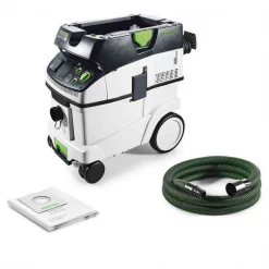 Aspirateur Eau Et Poussières Aspirateur Festool CTM 36 E CLEANTEC Avec Tuyau D'aspiration Lisse -Électroportatif et pneumatique Soldes ctm36e