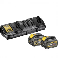 Kit De Démarrage : Batterie + Chargeur Pack De Démarrage Dewalt DCB132T2-QW 2 Batterie XR 18V 6,0Ah Chargeur Multivoltage -Électroportatif et pneumatique Soldes dcb132t2 qw 0