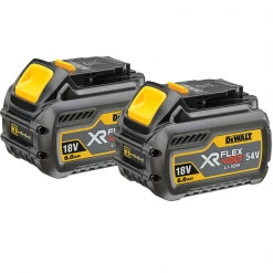 Kit De Démarrage : Batterie + Chargeur Pack De Démarrage Dewalt DCB132T2-QW 2 Batterie XR 18V 6,0Ah Chargeur Multivoltage -Électroportatif et pneumatique Soldes dcb132t2 qw 3