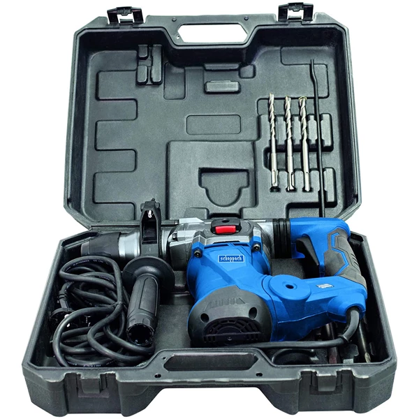 Perforateur Sds + Filaire Marteau Perforateur SDS+ Scheppach 1250W DH1300PLUS Avec 3 Forets Et 2 Burins 5 Perforateur Sds + Filaire Marteau Perforateur SDS+ Scheppach 1250W DH1300PLUS Avec 3 Forets Et 2 Burins – Image 5