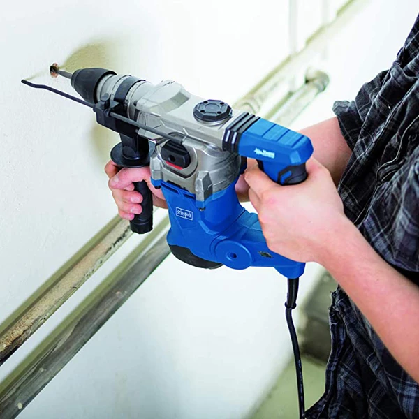 Perforateur Sds + Filaire Marteau Perforateur SDS+ Scheppach 1250W DH1300PLUS Avec 3 Forets Et 2 Burins 4 Perforateur Sds + Filaire Marteau Perforateur SDS+ Scheppach 1250W DH1300PLUS Avec 3 Forets Et 2 Burins – Image 4