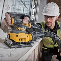 Ponceuse Vibrante Dewalt DWE6411-QS 230W Abrasif 1/4 De Feuille