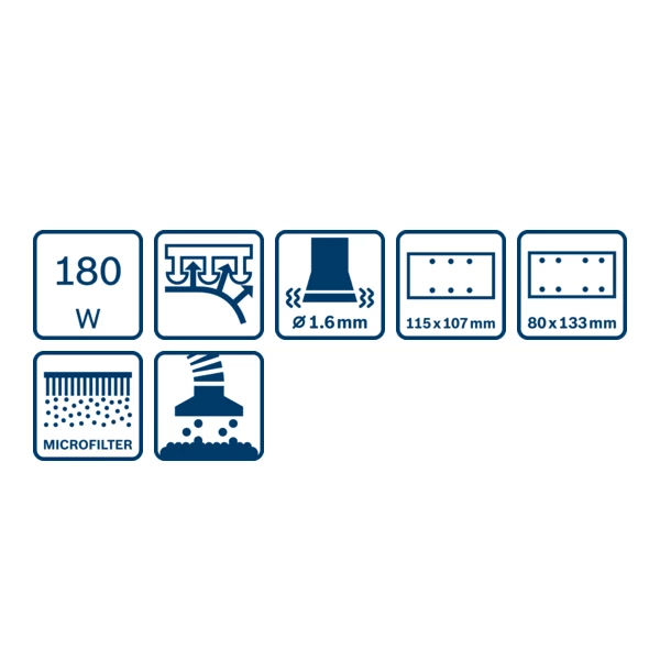 Ponceuse Vibrante Filaire Bosch GSS 160 Multi 180 W 3 Ponceuse Vibrante Filaire Bosch GSS 160 Multi 180 W – Image 3