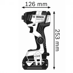 Visseuse à Choc Visseuse à Chocs Bosch GDR 18V-200C 2 Batteries 5Ah Chargeur Et Coffret L-Boxx -Électroportatif et pneumatique Soldes gdr 18v 200c 1