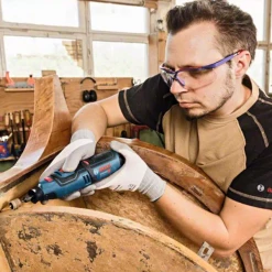 Découpeur Ponceur Oscillant Sans Fil Outil Rotatif Polyvalent Sans Fil Bosch GRO 12V-35 S/Batterie Ni Chargeur En Coffret L-Boxx