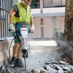 Marteau Piqueur, Démolisseur Et Carotteuse Burineur Brise Béton Bosch GSH27VC 62J 1000 Frappes/min 6 Pans 28mm 2 000W -Électroportatif et pneumatique Soldes gsh27vc brise beton