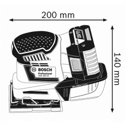 Ponceuse Vibrante Bosch GSS 18V-10 S/Batterie Ni Chargeur En Coffret L-Boxx -Électroportatif et pneumatique Soldes gss 18v 10 3