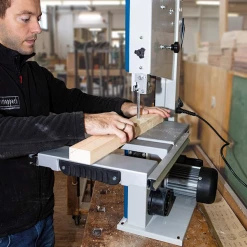 Scie Bois Sur Table Et Scie à Ruban Bois Scie à Ruban 250 Mm Scheppach 500W - HBS261 Avec 2 Lames -Électroportatif et pneumatique Soldes hbs261 5