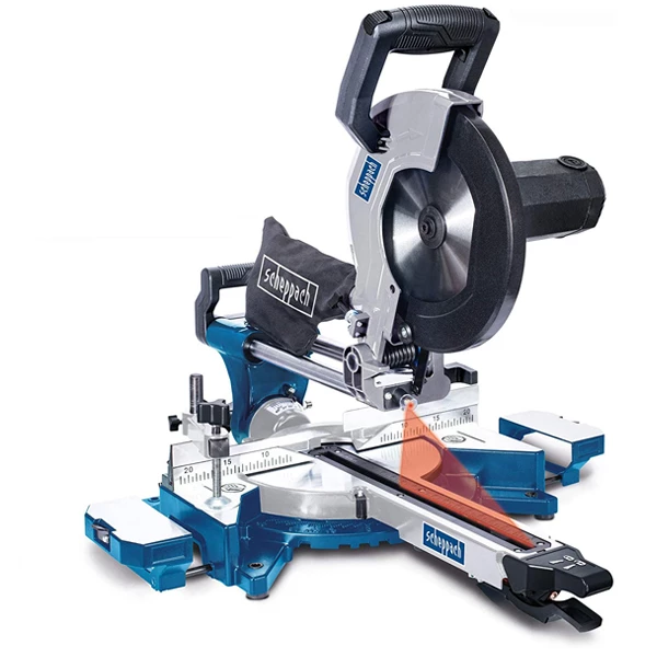 Scie à Onglet Et Radiale Scie à Onglet Radiale Universelle Scheppach Ø254 Mm HM110MP 2000 W 2 Scie à Onglet Et Radiale Scie à Onglet Radiale Universelle Scheppach Ø254 Mm HM110MP 2000 W – Image 2