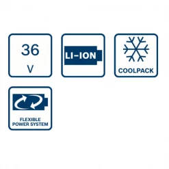 Batterie Pour Machines Electroportatives Batterie Bosch GBA 36V Li-Ion 6 Ah Professional Technologie Coolpack -Électroportatif et pneumatique Soldes image 1