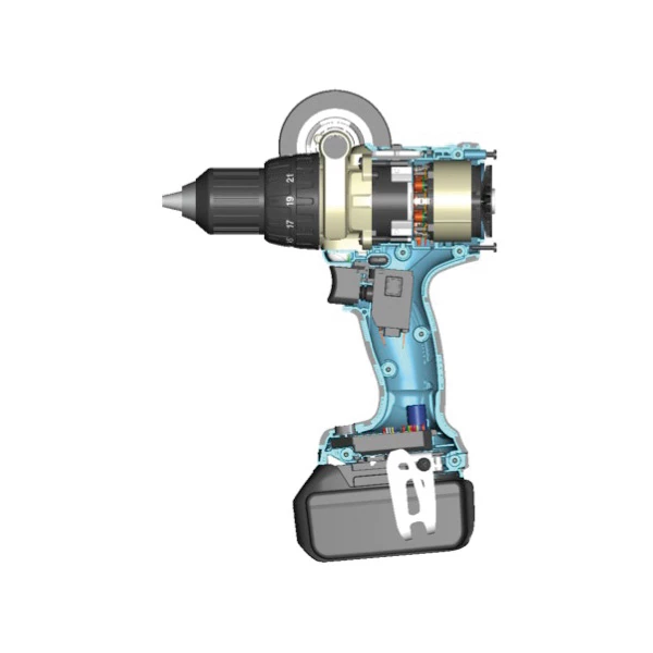 Visseuse Perceuse à Percussion Sans Fil Perceuse Visseuse à Percussion 18 V Li-Ion 5 Ah Makita DHP481RTJ 2 Visseuse Perceuse à Percussion Sans Fil Perceuse Visseuse à Percussion 18 V Li-Ion 5 Ah Makita DHP481RTJ – Image 2