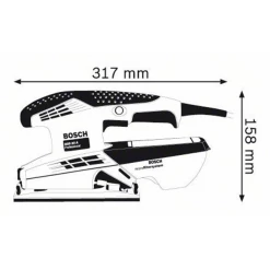 Ponceuse Vibrante Gss 23 A Professional : Bosch 0601070400