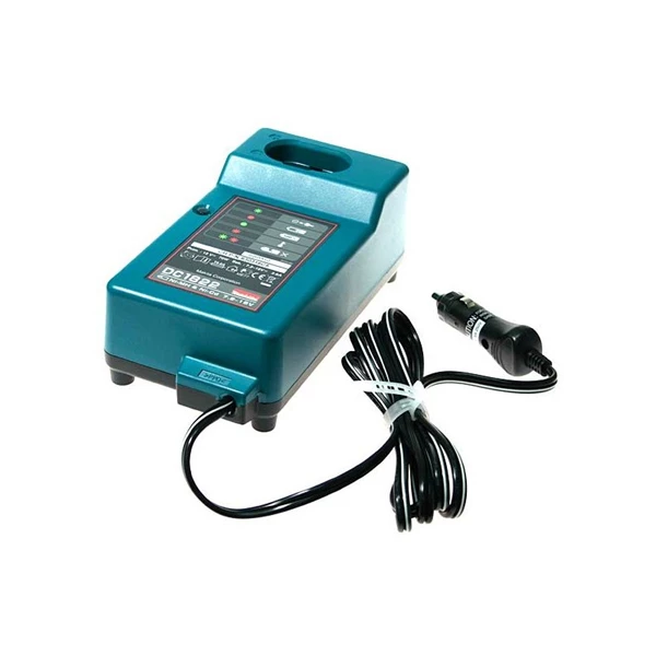 Chargeur De Batterie Pour Machine Electroportative Chargeur Rapide Pour électroportatif Avec Prise Allume Cigare - 7,2 à 18V - DC1822 Makita 1 Chargeur De Batterie Pour Machine Electroportative Chargeur Rapide Pour électroportatif Avec Prise Allume Cigare - 7,2 à 18V - DC1822 Makita