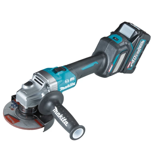 Meuleuse D'angle ø 125 Mm Meuleuse Makita 40 V Max Li-Ion 4 Ah - Diamètre 125 Mm - Puissance 1100 W - 2 Batteries + Chargeur 2 Meuleuse D'angle ø 125 Mm Meuleuse Makita 40 V Max Li-Ion 4 Ah - Diamètre 125 Mm - Puissance 1100 W - 2 Batteries + Chargeur – Image 2