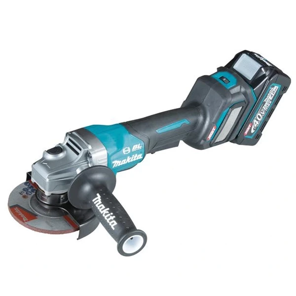 Meuleuse D'angle ø 125 Mm Meuleuse D'angle Makita Diamètre 125 Mm 40 V Max Li-Ion - Puissance 1100 W - 2 Batteries + Chargeur 2 Meuleuse D'angle ø 125 Mm Meuleuse D'angle Makita Diamètre 125 Mm 40 V Max Li-Ion - Puissance 1100 W - 2 Batteries + Chargeur – Image 2