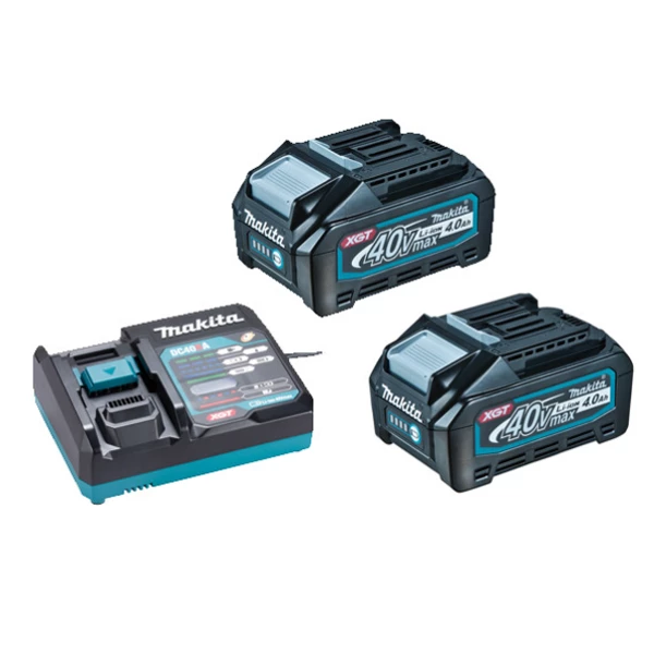 Meuleuse D'angle ø 125 Mm Meuleuse Makita 40 V Max Li-Ion 4 Ah - Diamètre 125 Mm - Puissance 1100 W - 2 Batteries + Chargeur 3 Meuleuse D'angle ø 125 Mm Meuleuse Makita 40 V Max Li-Ion 4 Ah - Diamètre 125 Mm - Puissance 1100 W - 2 Batteries + Chargeur – Image 3