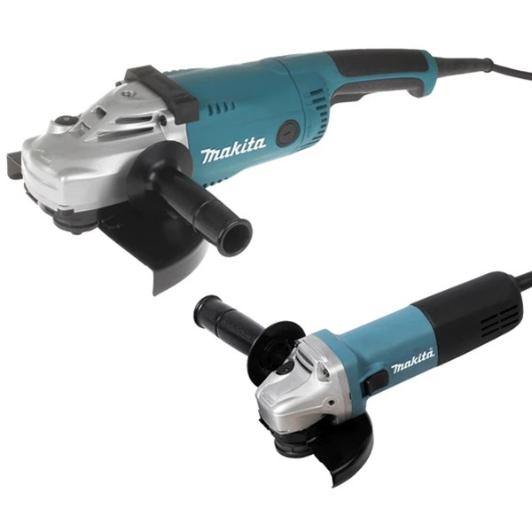 Makita Meuleuse D'angle ø 230 Mm Meuleuses GA9020 230 Mm 2200W Et 9558HNRG 125 Mm 840W Bosch DK0053GX2 2 Makita Meuleuse D'angle ø 230 Mm Meuleuses GA9020 230 Mm 2200W Et 9558HNRG 125 Mm 840W Bosch DK0053GX2 – Image 2