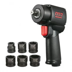 Mighty Seven Clé à Chocs Pneumatiques Clé à Chocs Pneumatique 1/2" Compact 610 Nm King Tony NC4650MA