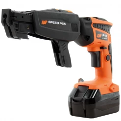 SPIT Paslode Visseuse Plaquiste Sans Fil Visseuse Plaquiste 18V Spit P18 2 Batterie 4Ah, Adaptateur Speed P55 Et Perche P580