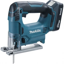 Scie Sauteuse Sans Fil Scie Sauteuse 18 V Li-ion 1.3 Ah Avec 2 Batteries Et Coffret : Makita