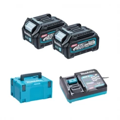 Coffrets Spécifiques électroportatifs Pack énergie 40 V Max XGT Lithium-Ion Makita - Capacité 2.5 Ah - Coffret MAKPAC