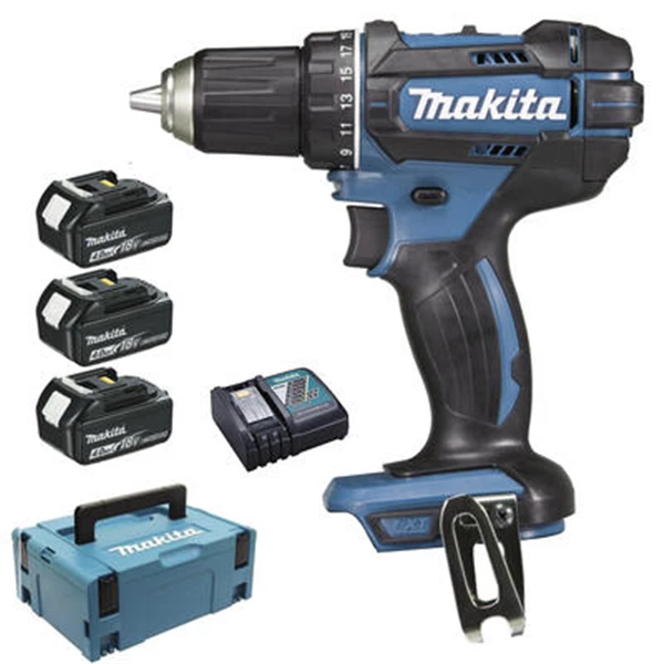 Visseuse Sans Fil Perceuse Visseuse DDF482RM3J Makita 18 V Li-Ion 4 Ah Ø 13 Mm 3 Batteries 5 Visseuse Sans Fil Perceuse Visseuse DDF482RM3J Makita 18 V Li-Ion 4 Ah Ø 13 Mm 3 Batteries – Image 5