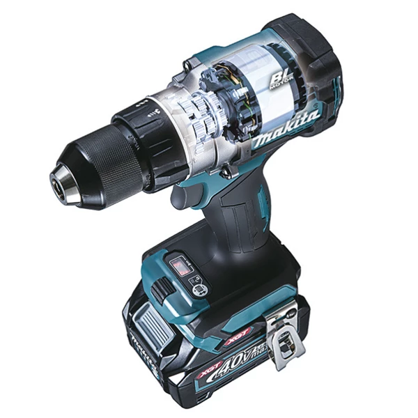 Makita Visseuse Perceuse à Percussion Sans Fil Perceuse-visseuse 40 V Max Li-Ion 2,5 Ah XGT Sans Fil - Diamètre Max 13 Mm - 2 Batteries + Chargeur 3 Makita Visseuse Perceuse à Percussion Sans Fil Perceuse-visseuse 40 V Max Li-Ion 2,5 Ah XGT Sans Fil - Diamètre Max 13 Mm - 2 Batteries + Chargeur – Image 3