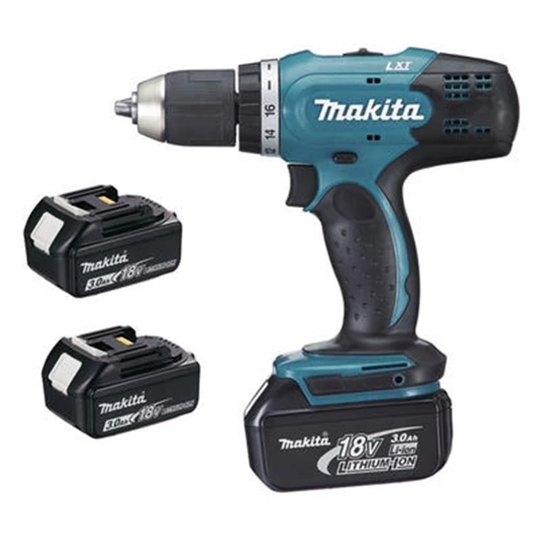 Visseuse Sans Fil Perceuse Visseuse Makita 18V Avec 2 Batteries Li-Ion 3Ah DDF453SFE 2 Visseuse Sans Fil Perceuse Visseuse Makita 18V Avec 2 Batteries Li-Ion 3Ah DDF453SFE – Image 2